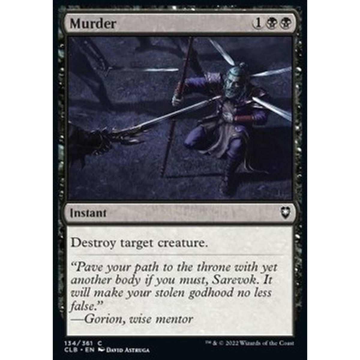 Murder - Omicidio - [CLB] [NM]