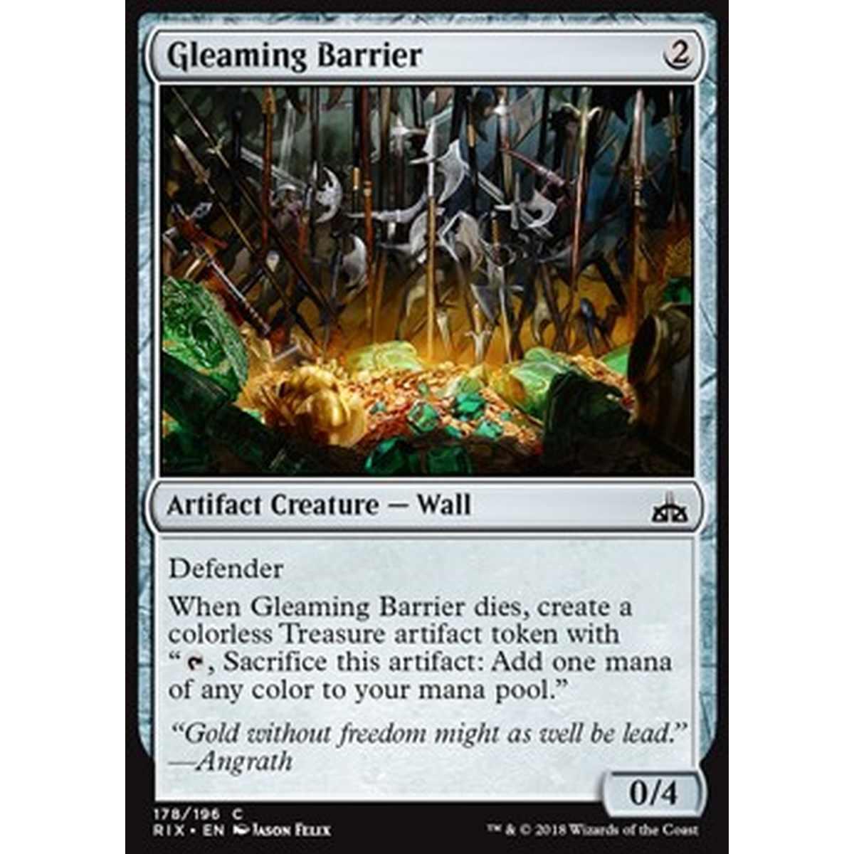 Gleaming Barrier - Barriera Lucente - [RIX] [NM]