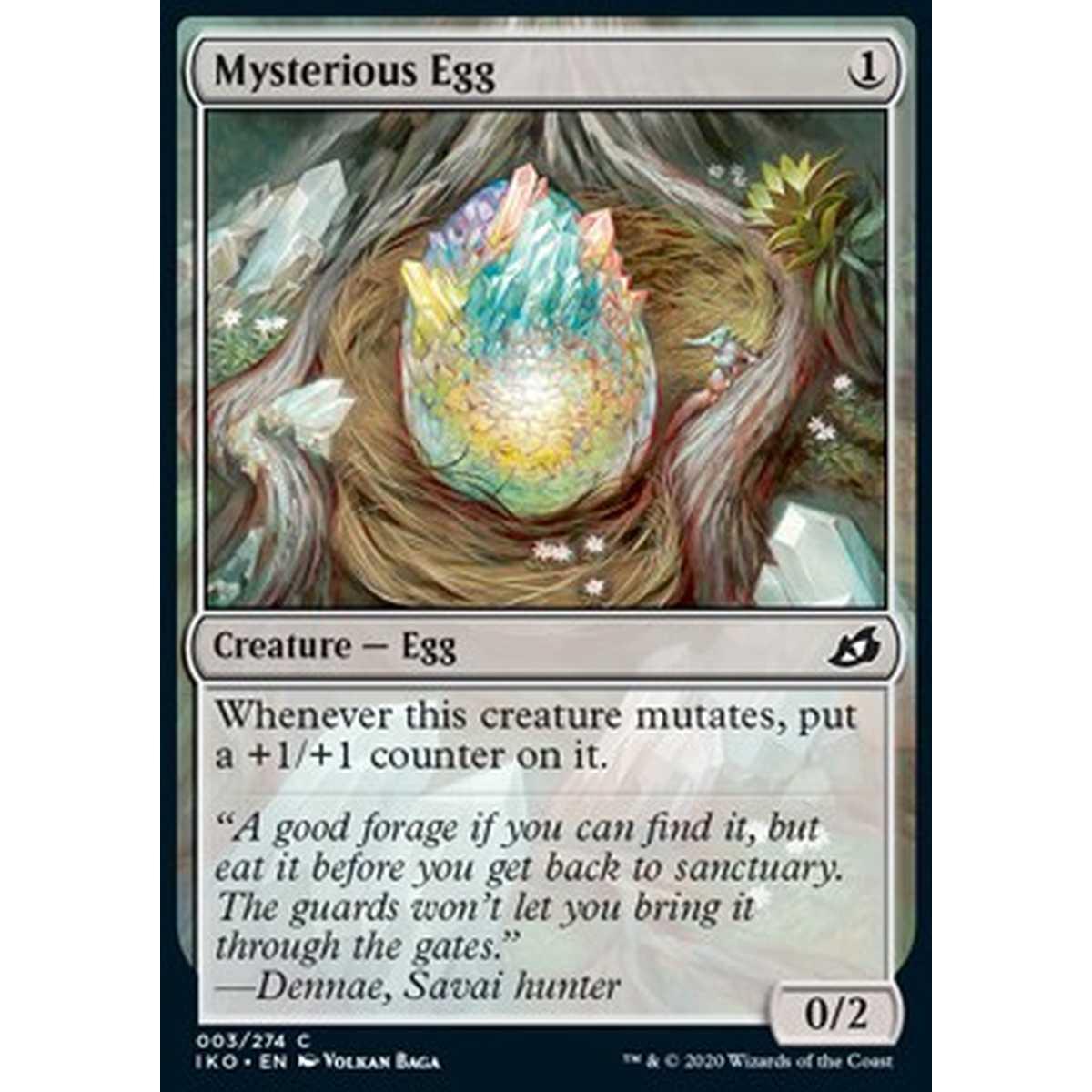 Mysterious Egg - Uovo Misterioso - [IKO] [NM]