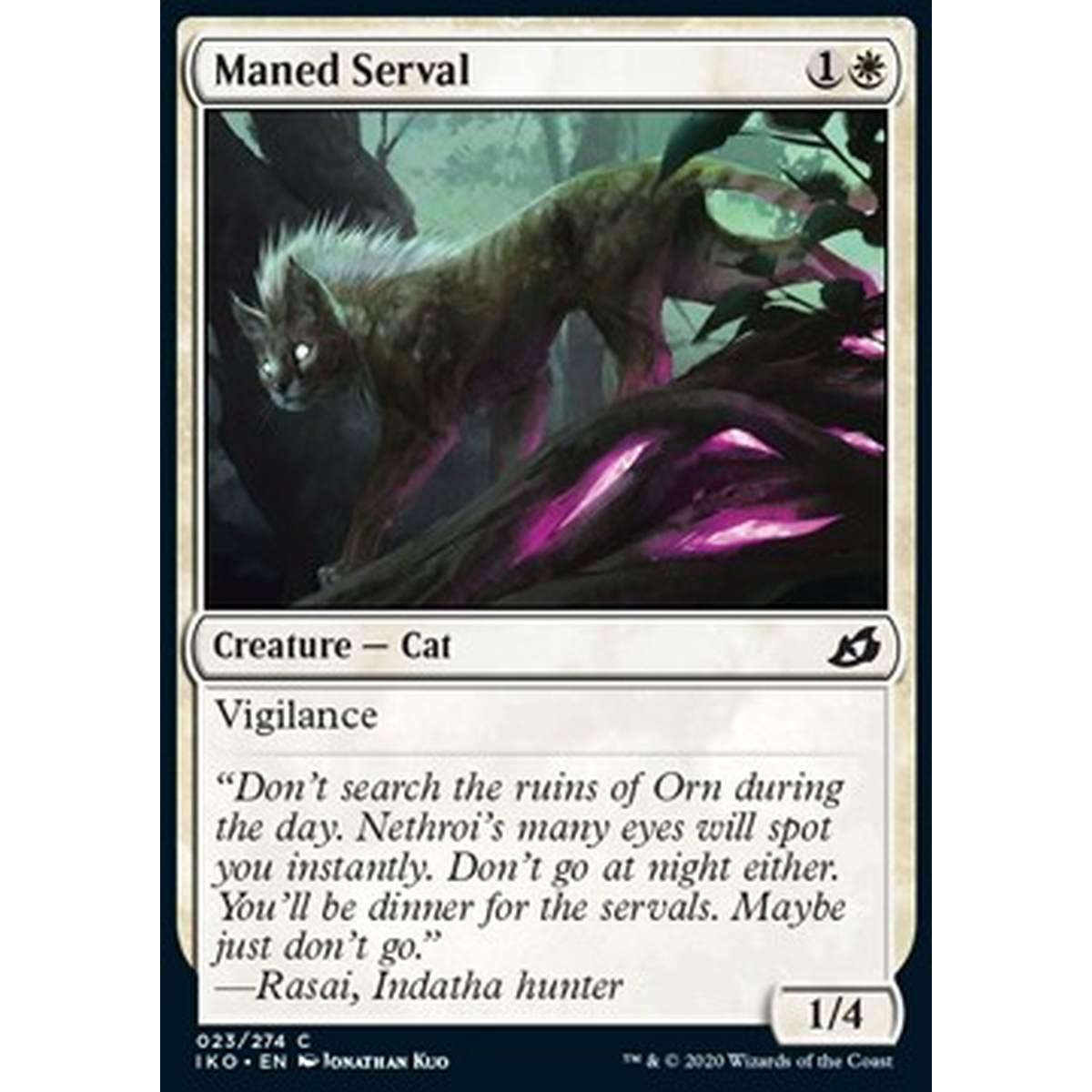 Maned Serval - Servalo dalla Criniera - [IKO] [NM]