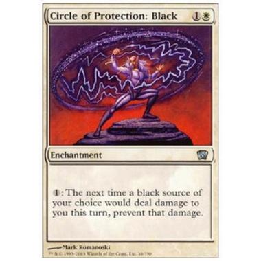 Circle of Protection: Black - Circolo di Protezione: Nero - [8ED] [GD]