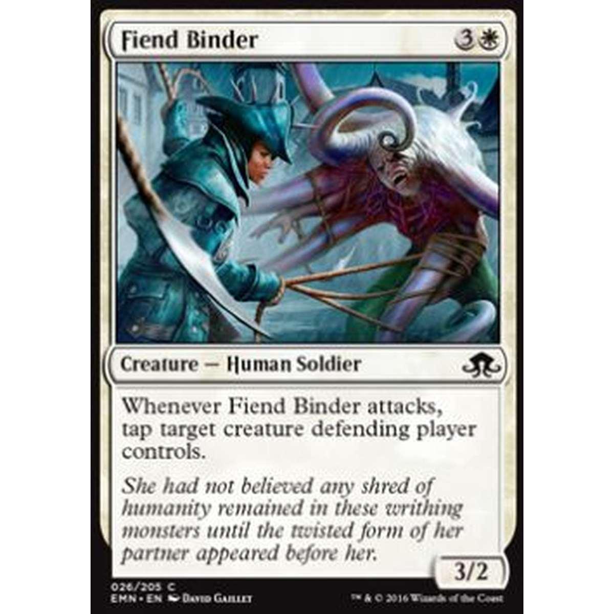 Fiend Binder - Vincolatrice di Demoni - [EMN] [NM] [Foil]