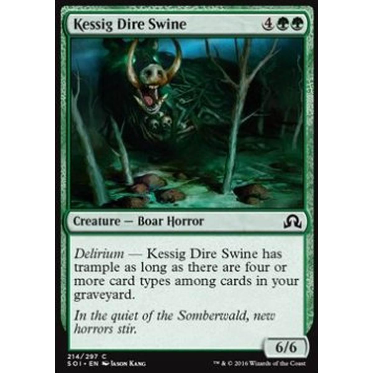 Kessig Dire Swine - Suino Malefico di Kessig - [SOI] [NM] [Foil]