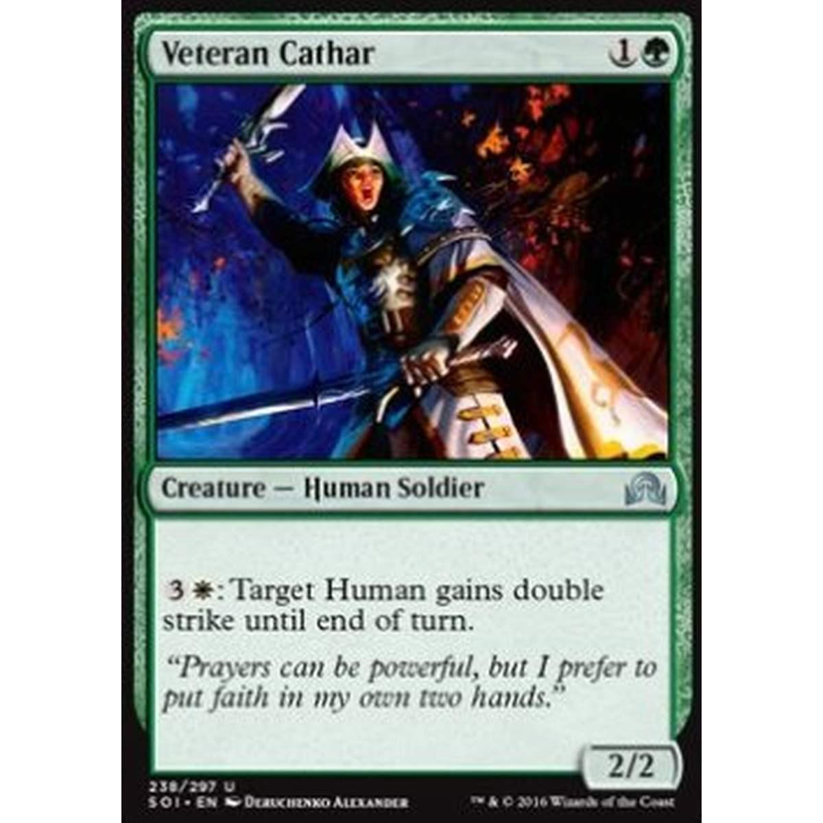 Veteran Cathar - Catara Veterana - [SOI] [NM] [Foil]