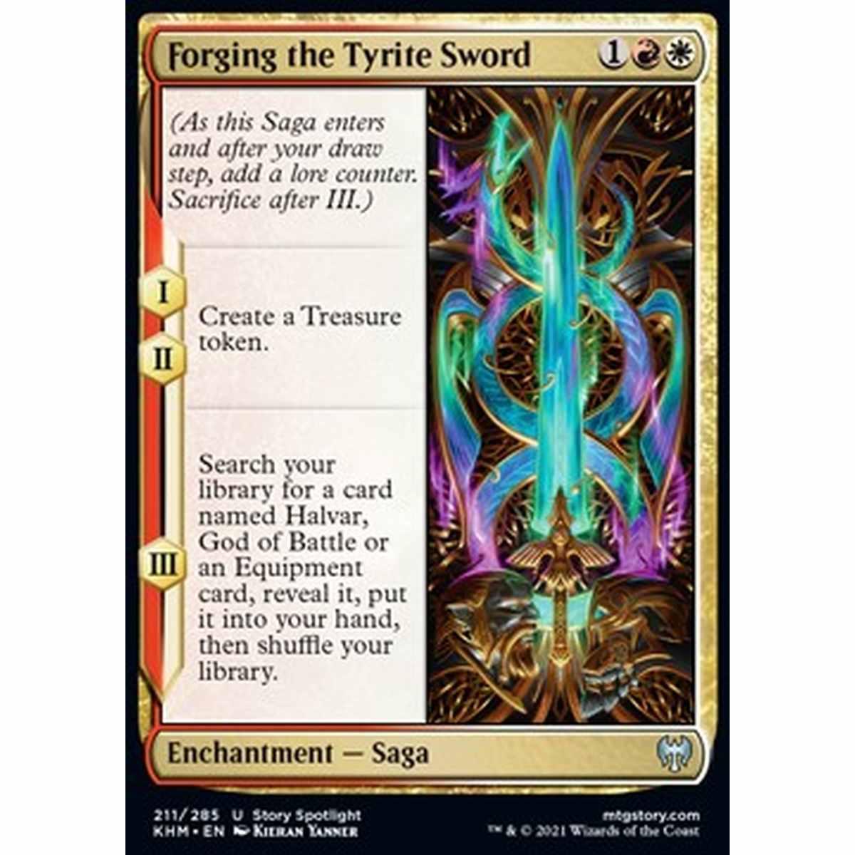 Forging the Tyrite Sword - Forgiare la Spada di Tirite - [KHM] [NM]