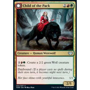 Child of the Pack // Savage Packmate - Bimba del Branco // Selvaggia del Branco - [VOW] [NM]