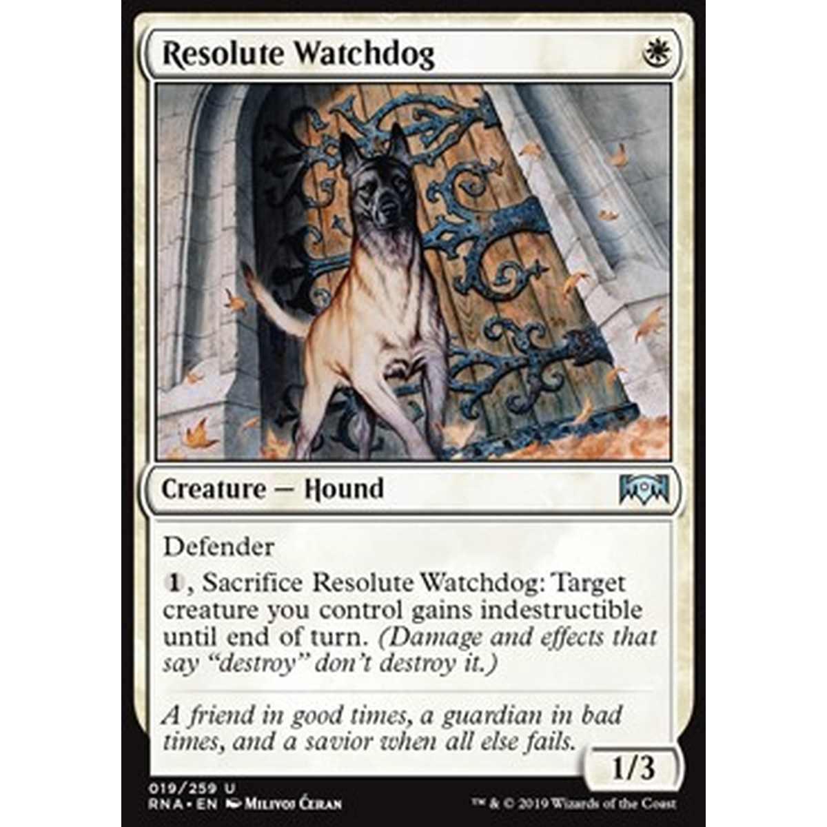 Resolute Watchdog - Cane da Guardia Risoluto - [RNA] [NM]