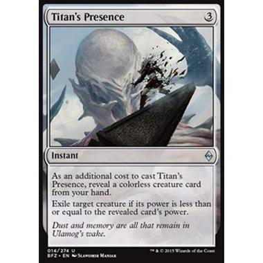 Titan's Presence - Presenza del Titano - [BFZ] [NM]