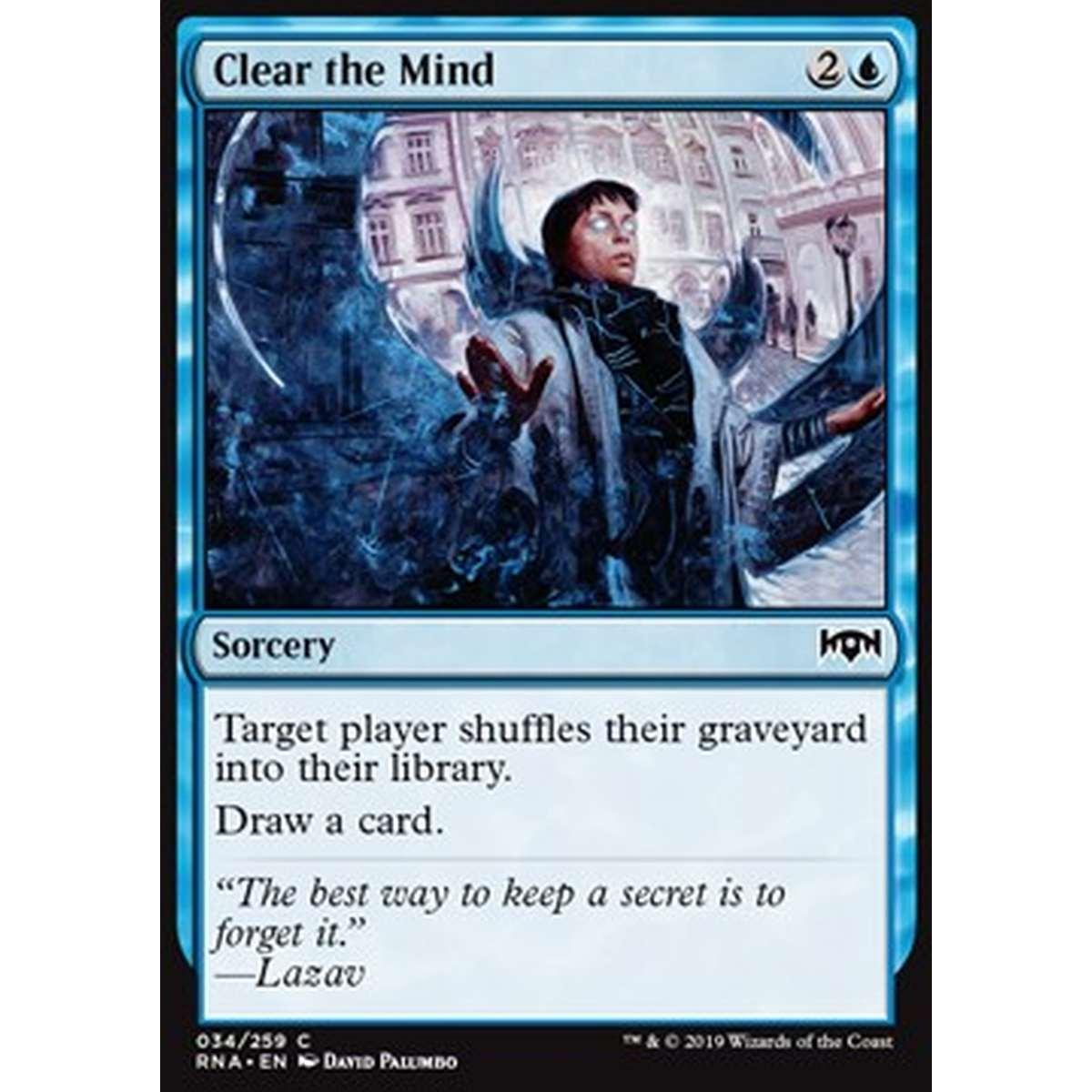 Clear the Mind - Sgombrare la Mente - [RNA] [NM]