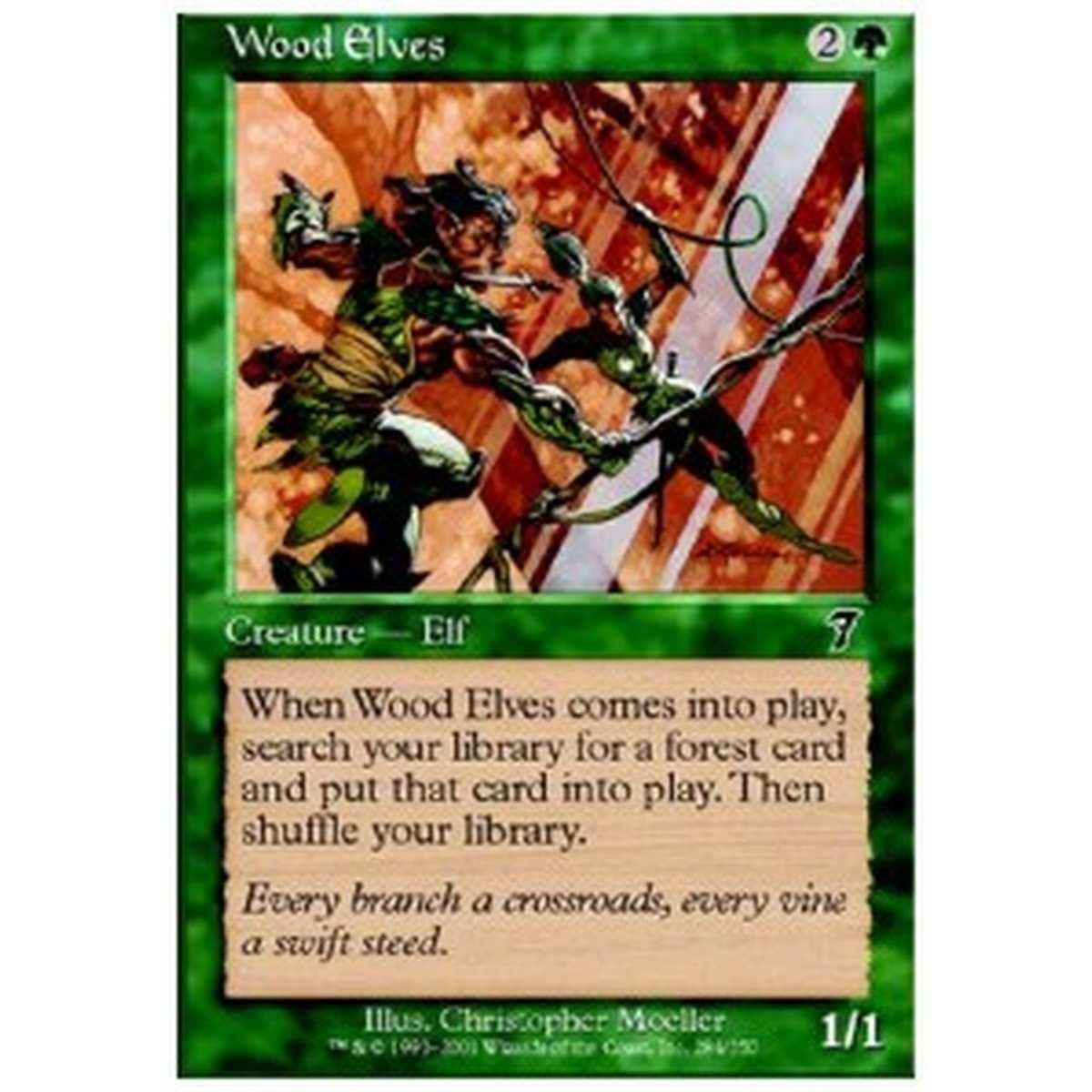 Wood Elves - Wood Elves - [7ED] [EX]