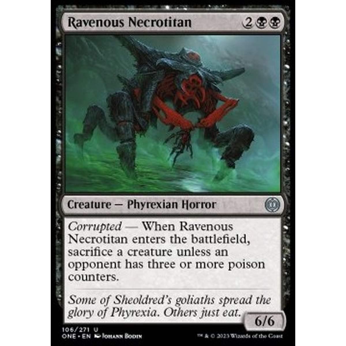 Ravenous Necrotitan - Ravenous Necrotitan - [ONE] [NM]