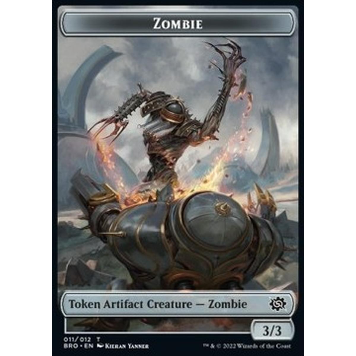 Zombie Token (Artifact 3/3) - Zombie Token (Artifact 3/3) - [XBRO] [NM]