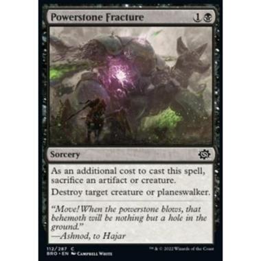 Powerstone Fracture - Powerstone Fracture - [BRO] [NM] [Foil]