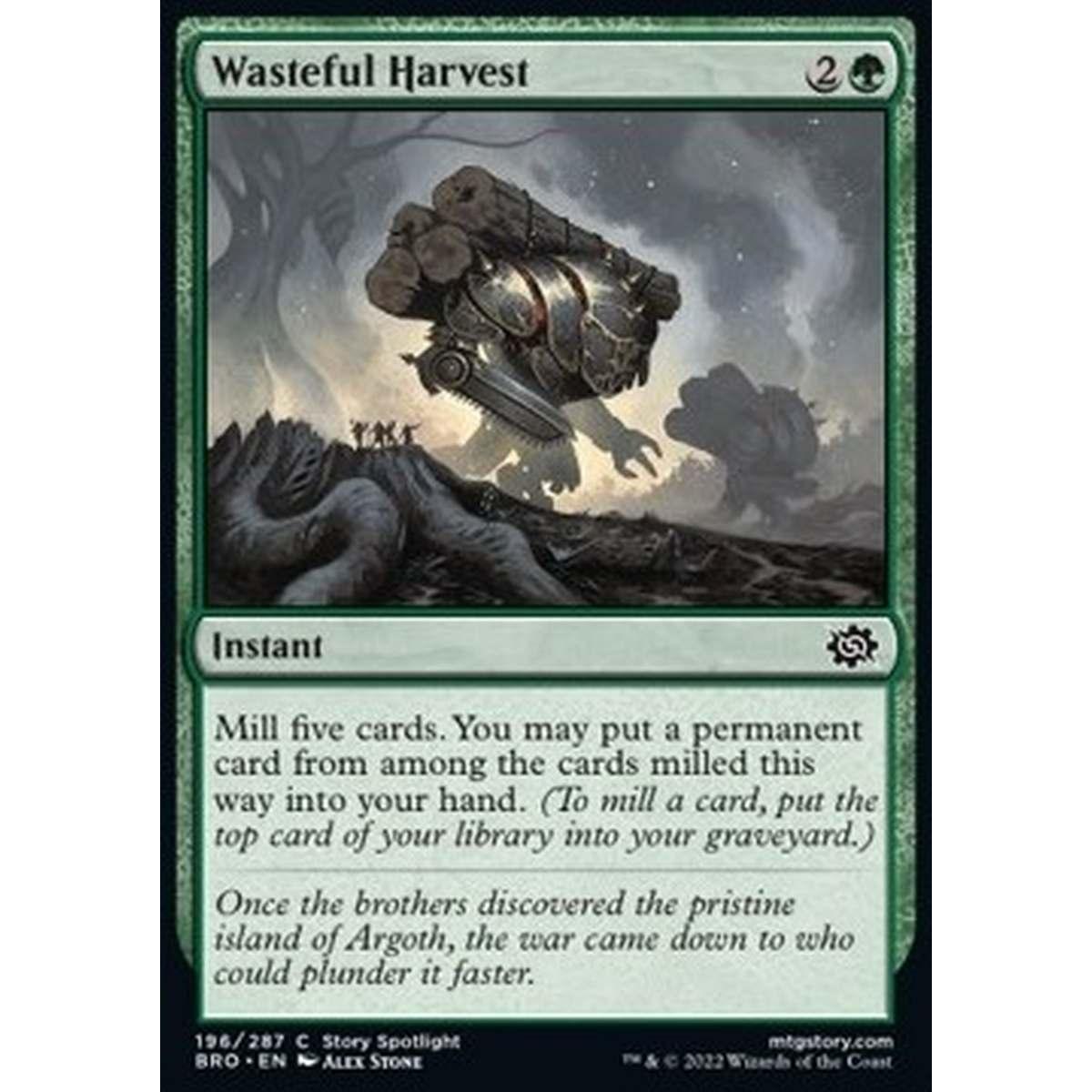 Wasteful Harvest - Wasteful Harvest - [BRO] [NM] [Foil]
