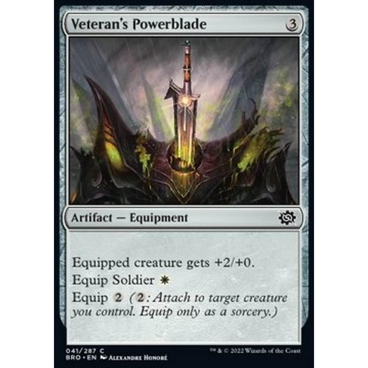 Veteran's Powerblade - Veteran's Powerblade - [BRO] [NM] [Foil]