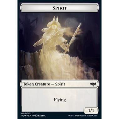Spirit Token (White 1/1) - Spirit Token (White 1/1) - [XVOW] [NM]