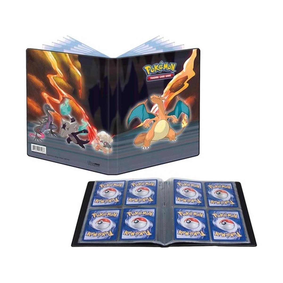 Raccoglitore Album Portfolio Pokemon 4 Tasche Scorching Summit - Charizard