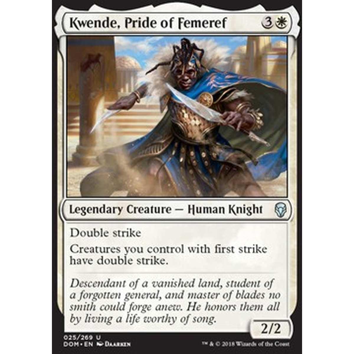 Kwende, Pride of Femeref - Kwende, Orgoglio di Femeref - [DOM] [NM]