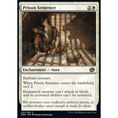 Prison Sentence - Pena Detentiva - [BRO] [NM] [Foil]
