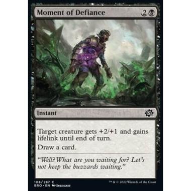 Moment of Defiance - Momento di Sfida - [BRO] [NM] [Foil]