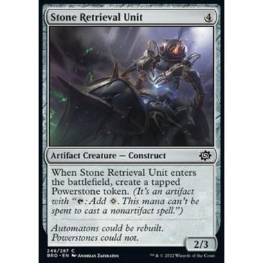 Stone Retrieval Unit - UnitÃ di Recupero della Pietra - [BRO] [NM] [Foil]