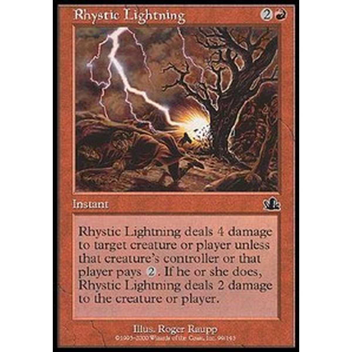 Rhystic Lightning - Fulmine Ristico - [PCY] [EX]