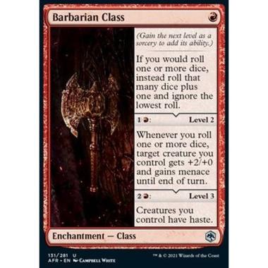 Barbarian Class - Classe del Barbaro - [AFR] [NM]
