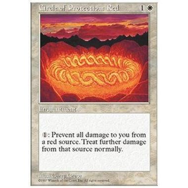 Circle of Protection: Red - Circolo di Protezione: Rosso - [5ED] [EX]