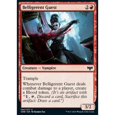 Belligerent Guest - Invitata Bellicosa - [VOW] [NM] [Foil]