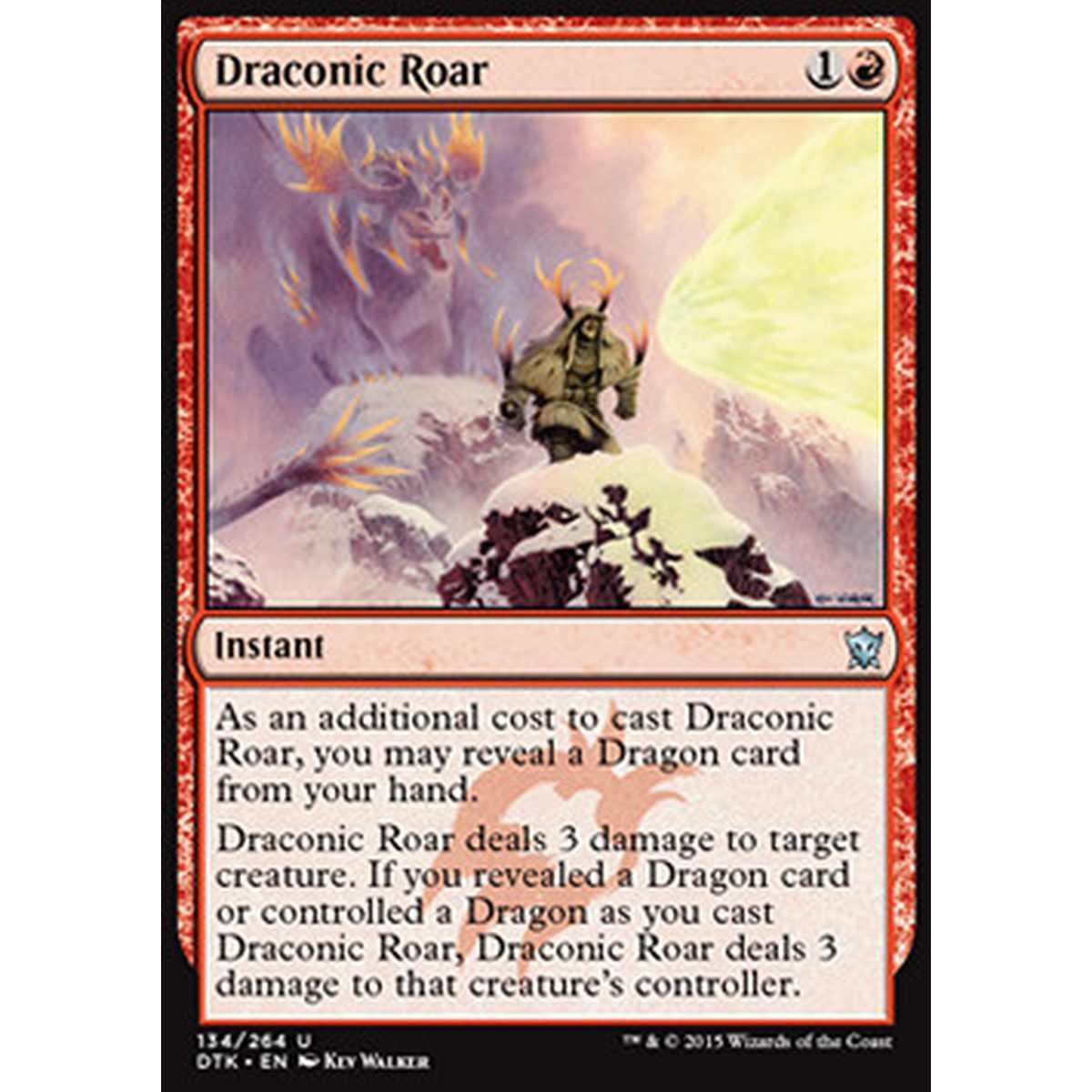 Draconic Roar - Ruggito Draconico - [DTK] [NM]