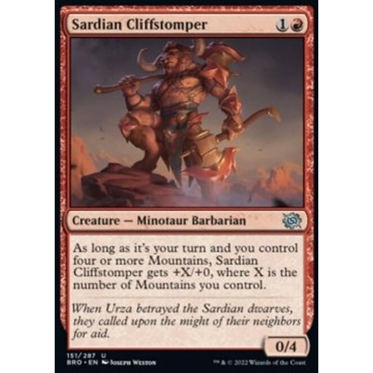 Sardian Cliffstomper - Sardian Cliffstomper - [BRO] [NM]