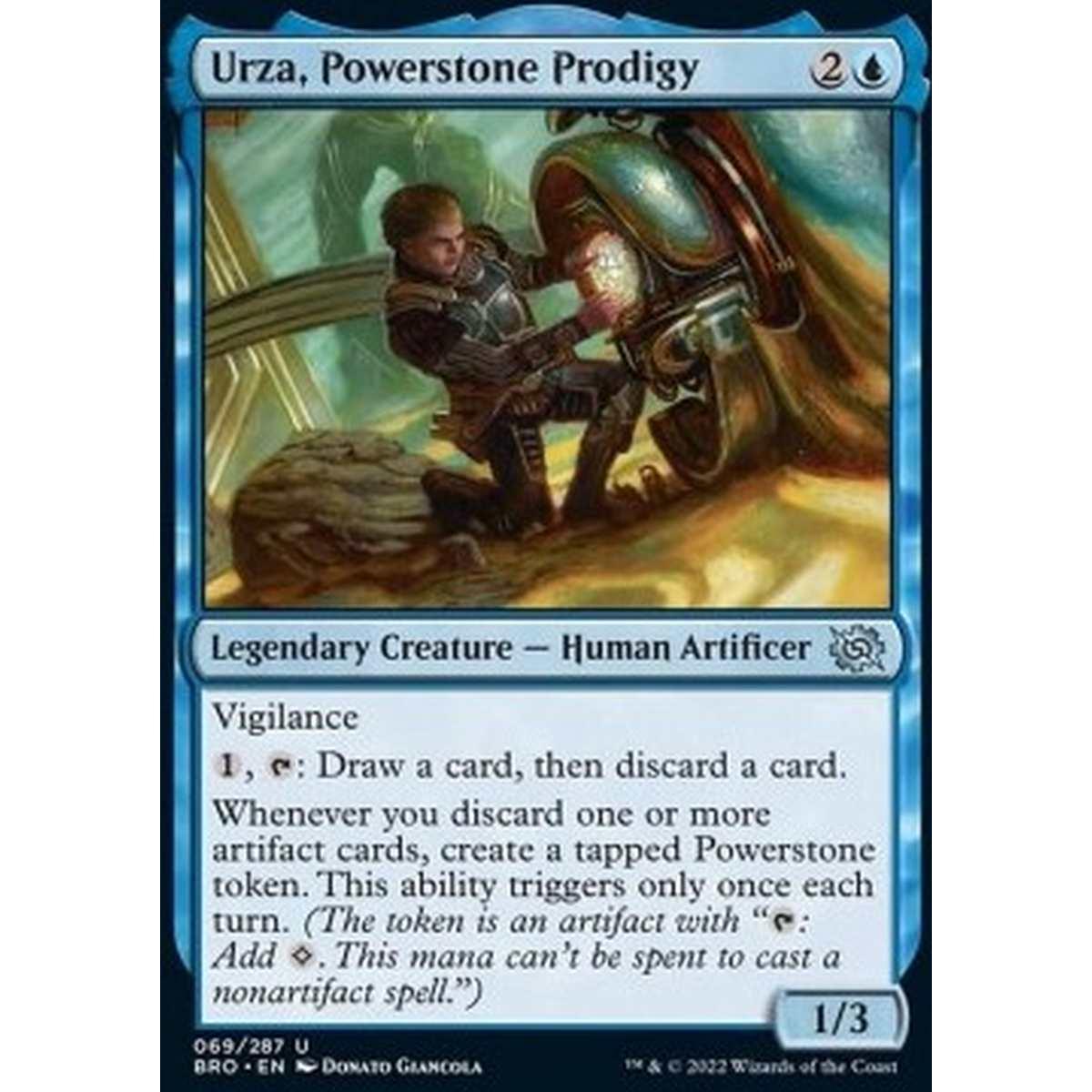 Urza, Powerstone Prodigy - Urza, Powerstone Prodigy - [BRO] [NM]