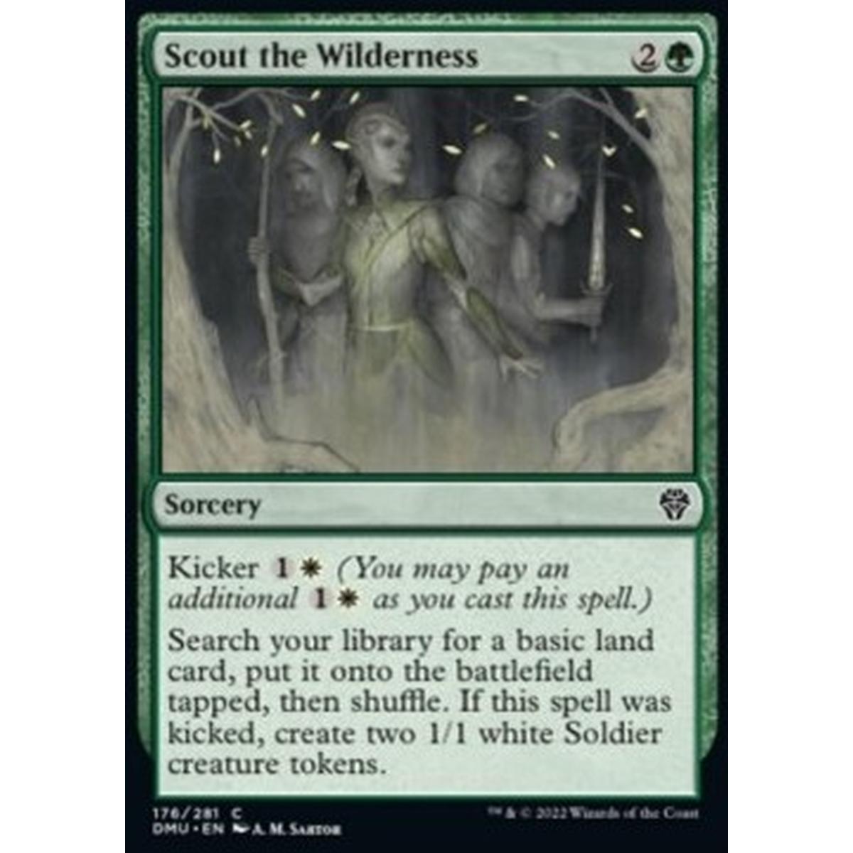 Scout the Wilderness - Perlustrare le Terre Selvagge - [DMU] [NM] [Foil]
