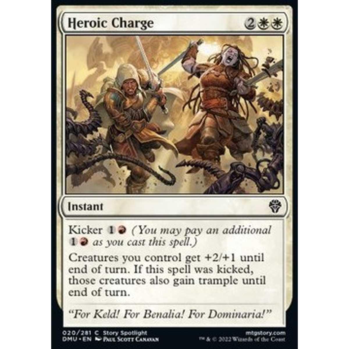 Heroic Charge - Carica Eroica - [DMU] [NM] [Foil]