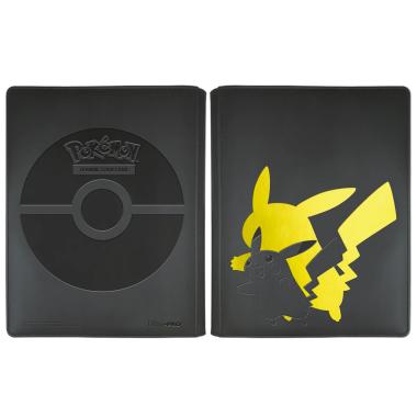 Premium Album Pro Binder Zippered 9 Tasche Elite Series Pikachu similpelle