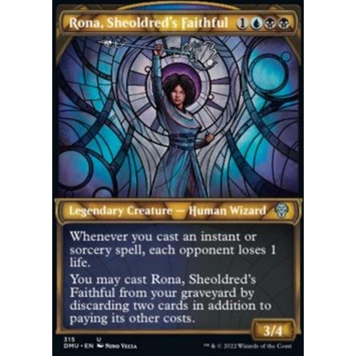 Rona, Sheoldred's Faithful (V.1) - Rona, Sheoldred's Faithful (V.1) - [XDMU] [NM]