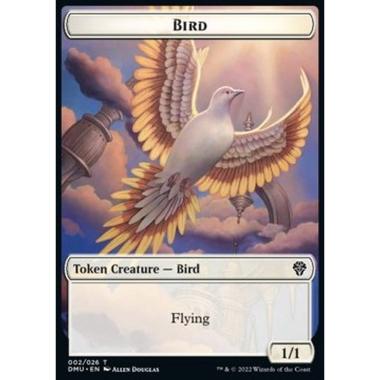 Bird Token (White 1/1) - Bird Token (White 1/1) - [XDMU] [NM]