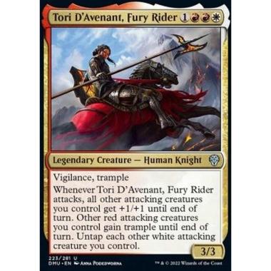 Tori D'Avenant, Fury Rider - Tori D'Avenant, Cavalcatrice Furiosa - [DMU] [NM]
