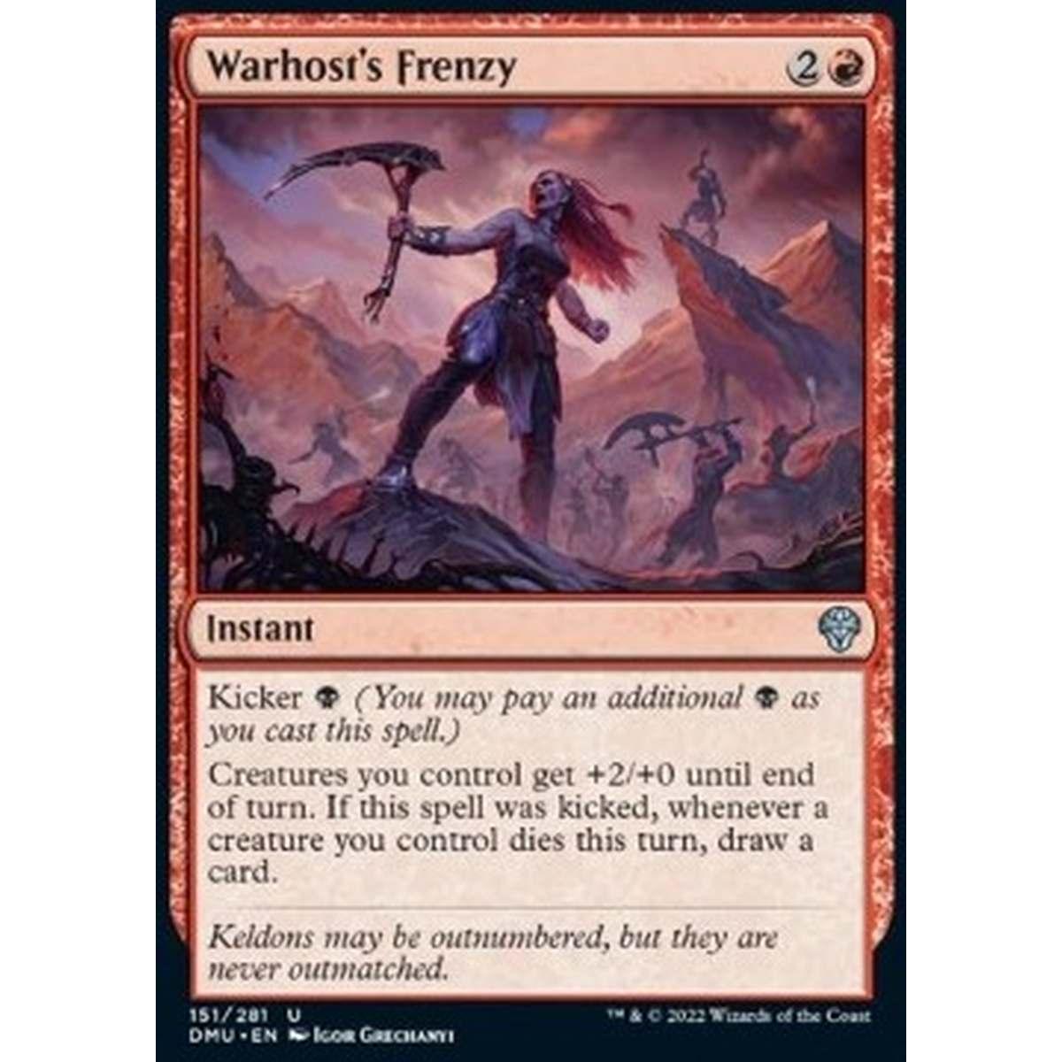 Warhost's Frenzy - Frenesia dell'Armata - [DMU] [NM]