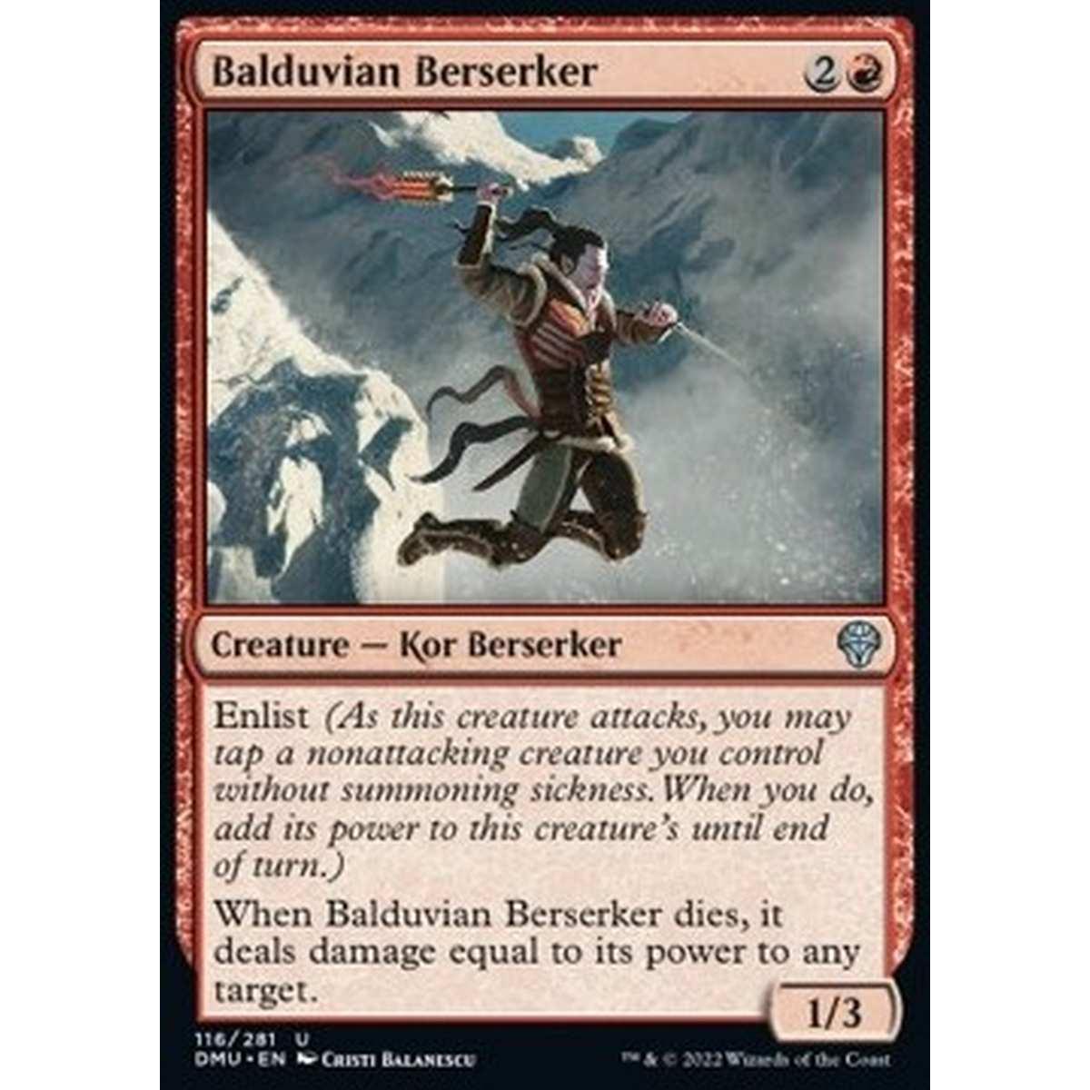 Balduvian Berserker - Berserker di Balduvia - [DMU] [NM]