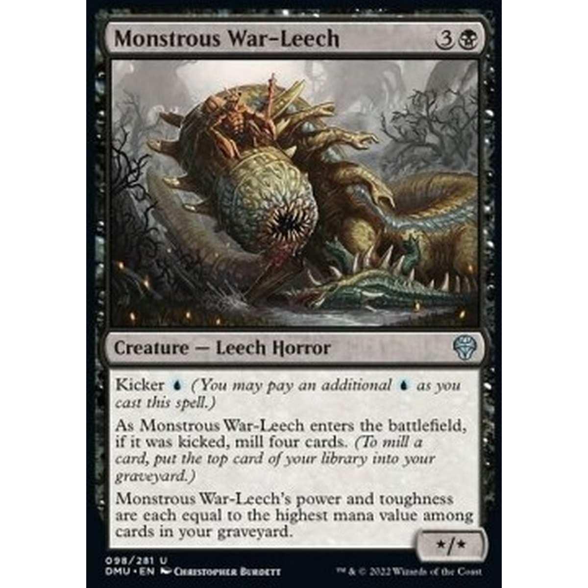 Monstrous War-Leech - Monstrous War-Leech - [DMU] [NM]