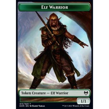 Elf Warrior Token (Green 1/1) - Elf Warrior Token (Green 1/1) - [XKHM] [NM]