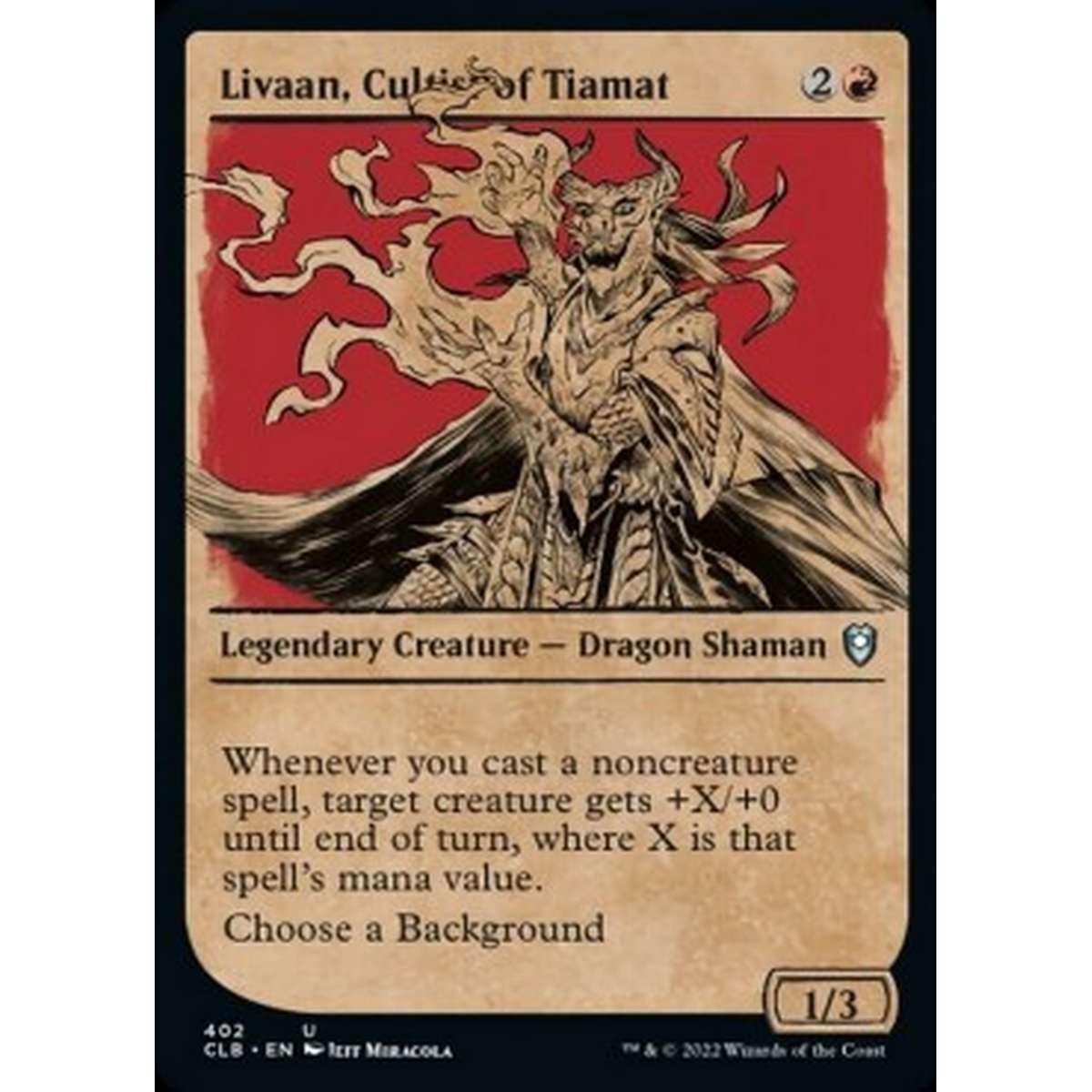 Livaan, Cultist of Tiamat (V.2) - Livaan, Cultista di Tiamat (V.2) - [XCLB] [NM]