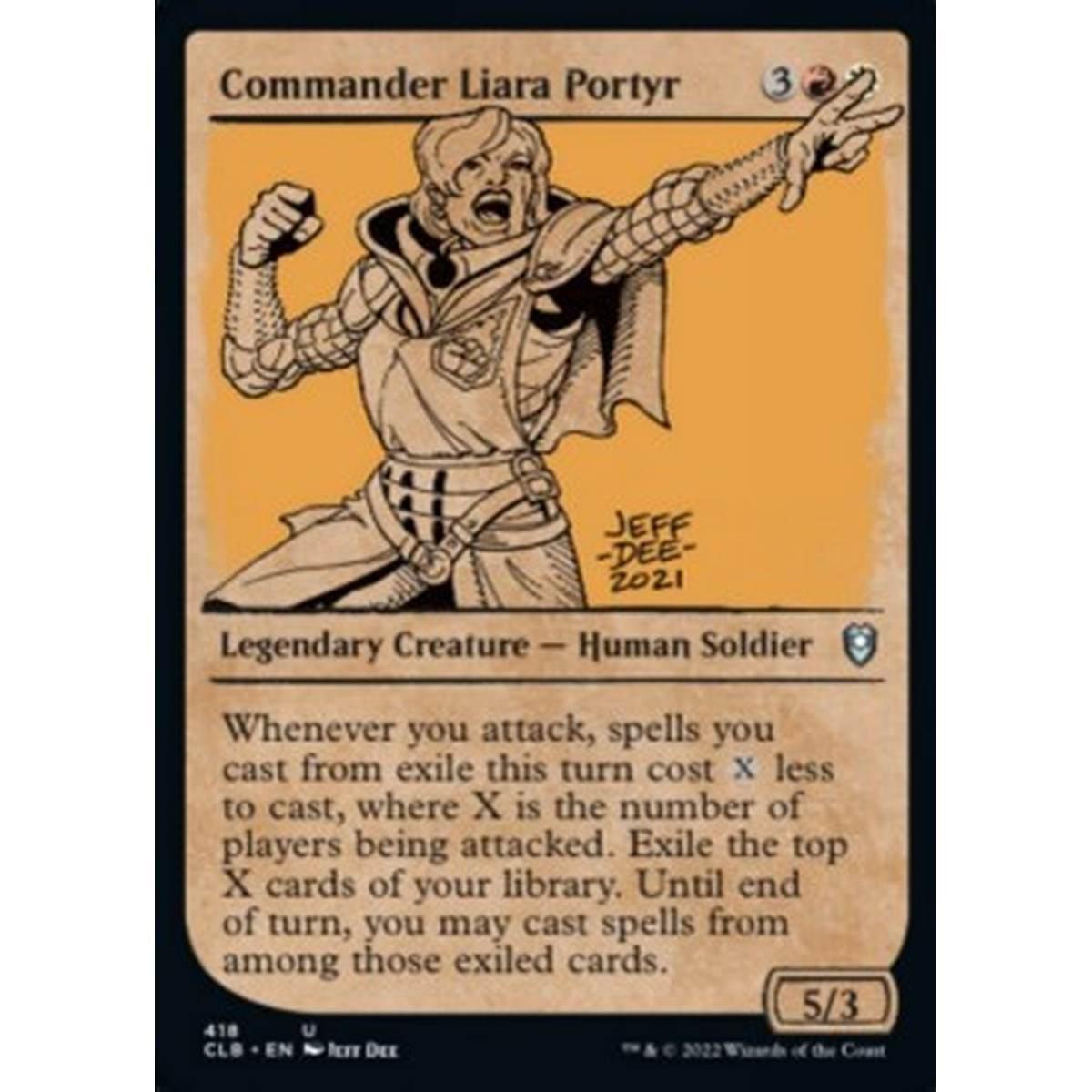 Commander Liara Portyr (V.2) - Comandante Liara Portyr (V.2) - [XCLB] [NM]