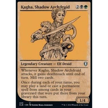 Kagha, Shadow Archdruid (V.2) - Kagha, Arcidruida Ombra (V.2) - [XCLB] [NM]