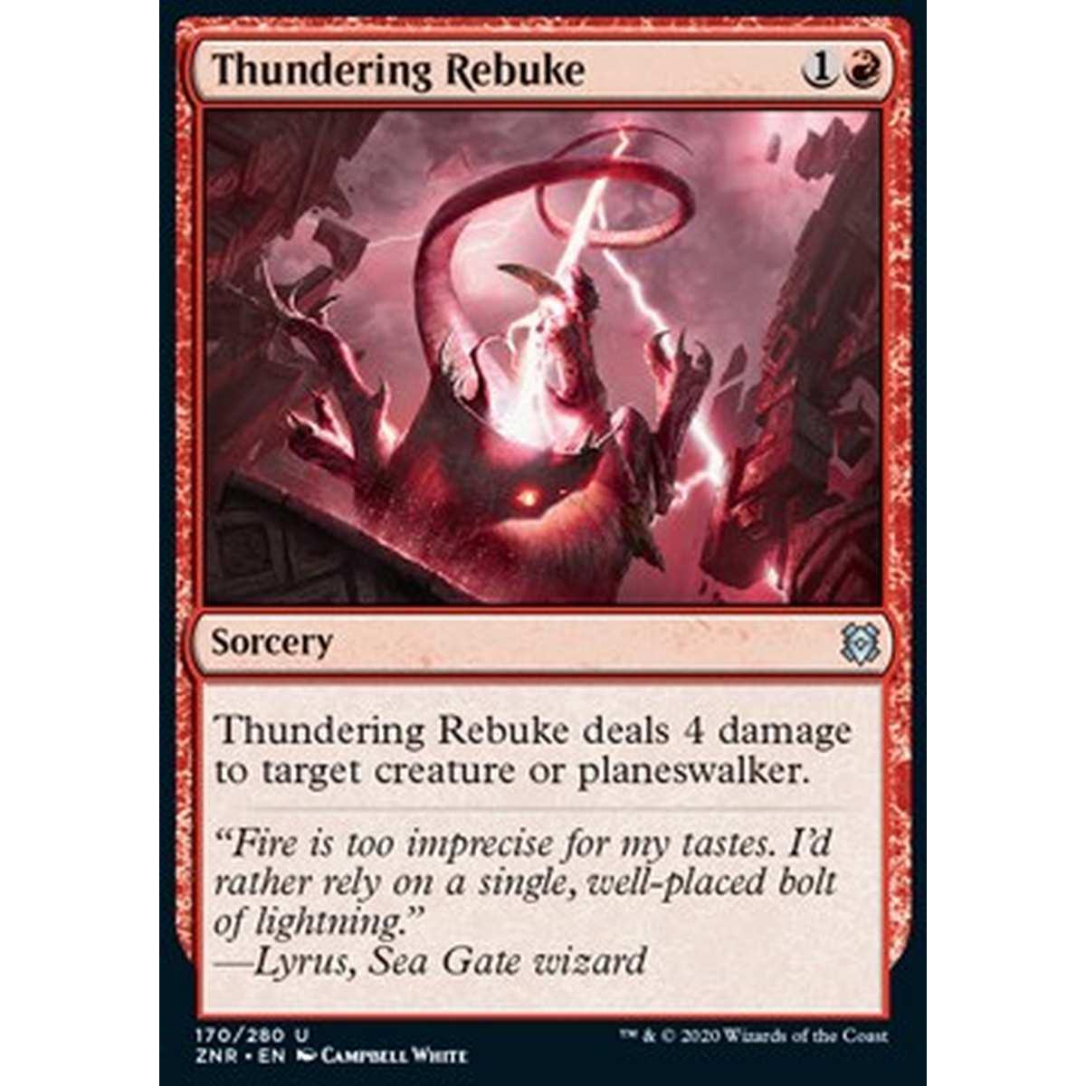 Thundering Rebuke - Sdegno Tonante - [ZNR] [NM]