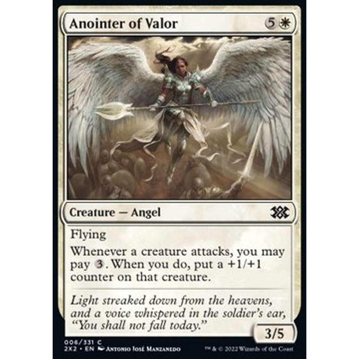 Anointer of Valor - Anointer of Valor - [2X2] [NM] [Foil]