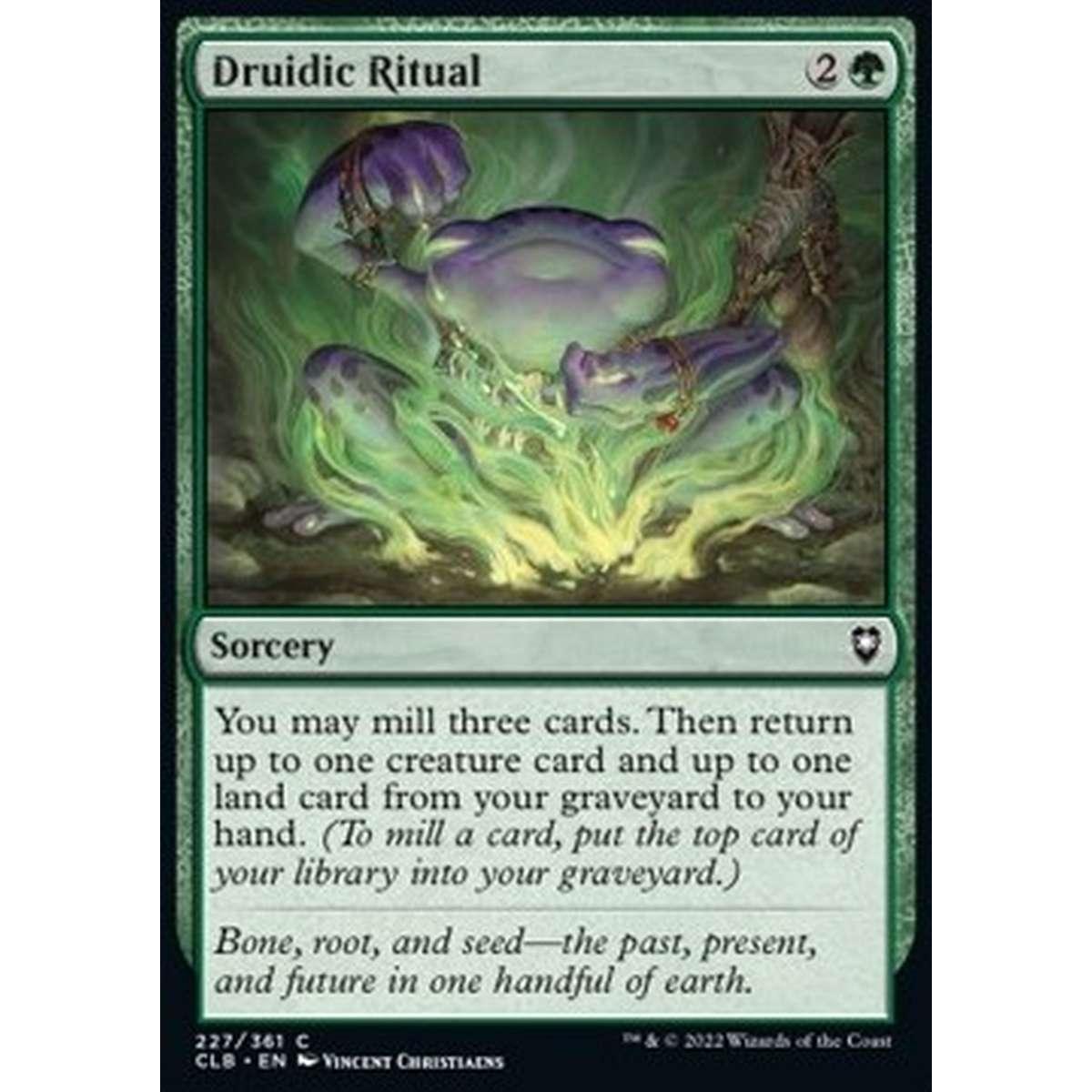Druidic Ritual - Druidic Ritual - [CLB] [NM] [Foil]