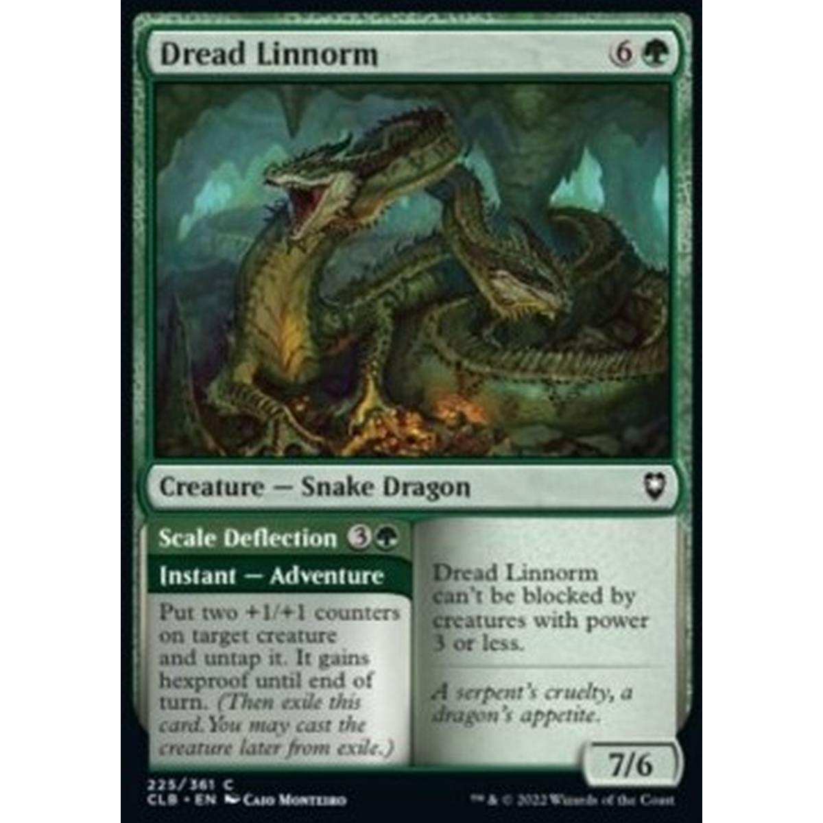 Dread Linnorm // Scale Deflection - Dread Linnorm // Scale Deflection - [CLB] [NM] [Foil]
