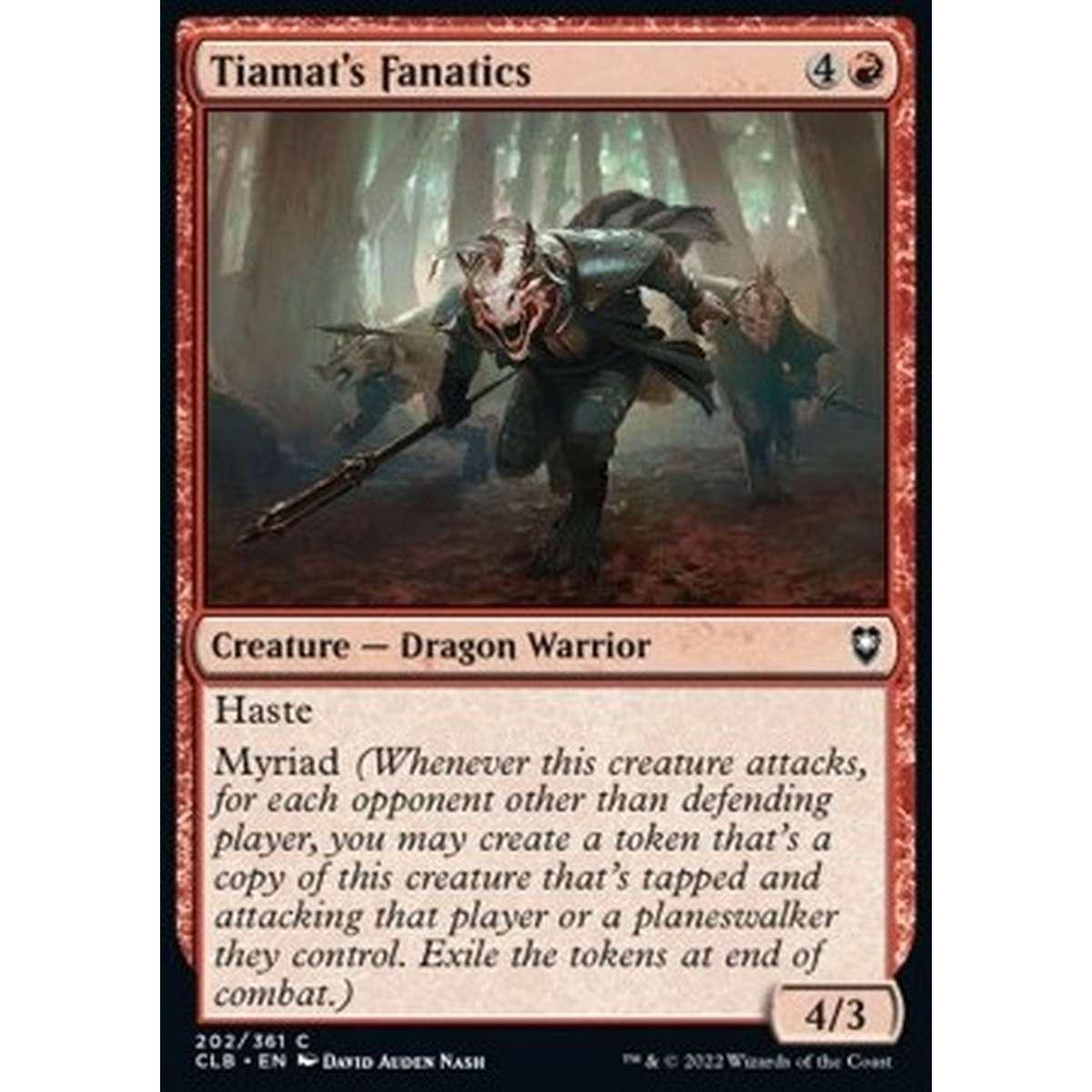 Tiamat's Fanatics - Tiamat's Fanatics - [CLB] [NM] [Foil]